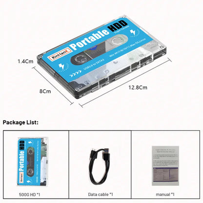 500GB Batocera Mobile Gaming HDD