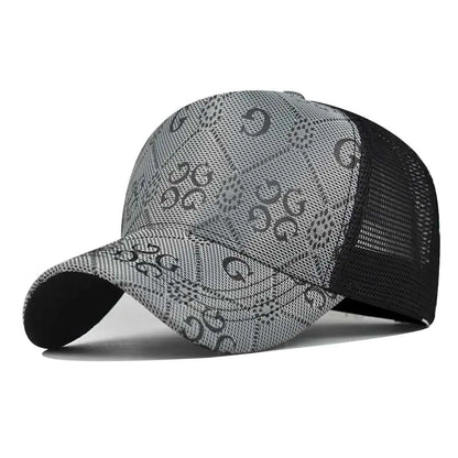 Houndstooth Wool Baseball Cap