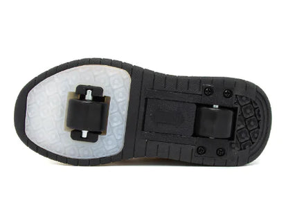 Kids' Trendy Light-Up Roller Sneakers