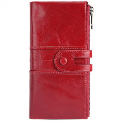 Genuine Leather Clutch Purse