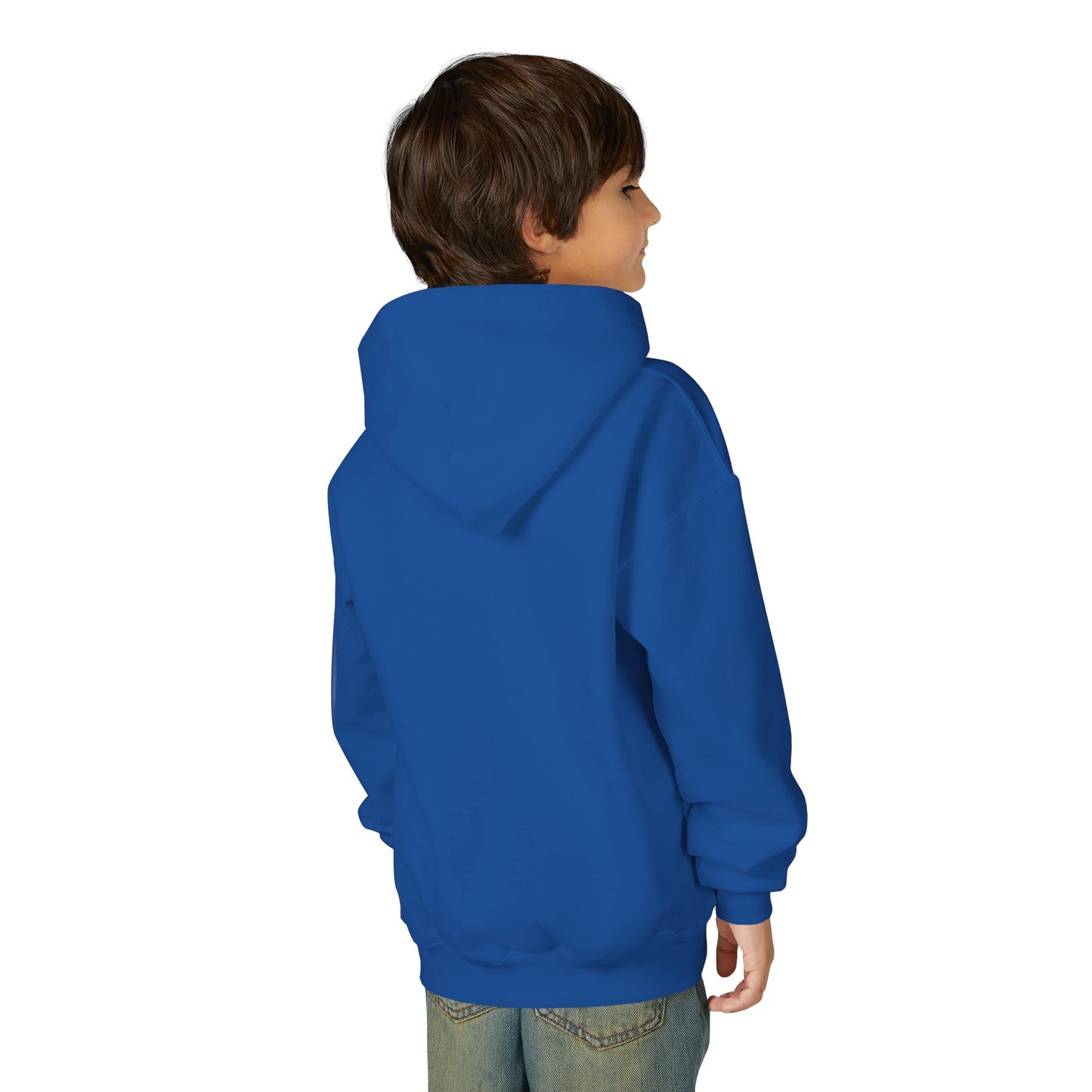 Youth Hoodie — Earth Floral Heart Graphic Kids Sweatshirt