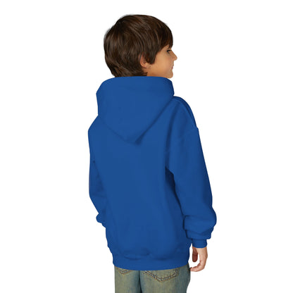 Youth Hoodie — Earth Floral Heart Graphic Kids Sweatshirt