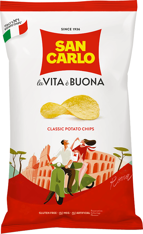 San Carlo Classic Italian Potato Chips 180g Bags