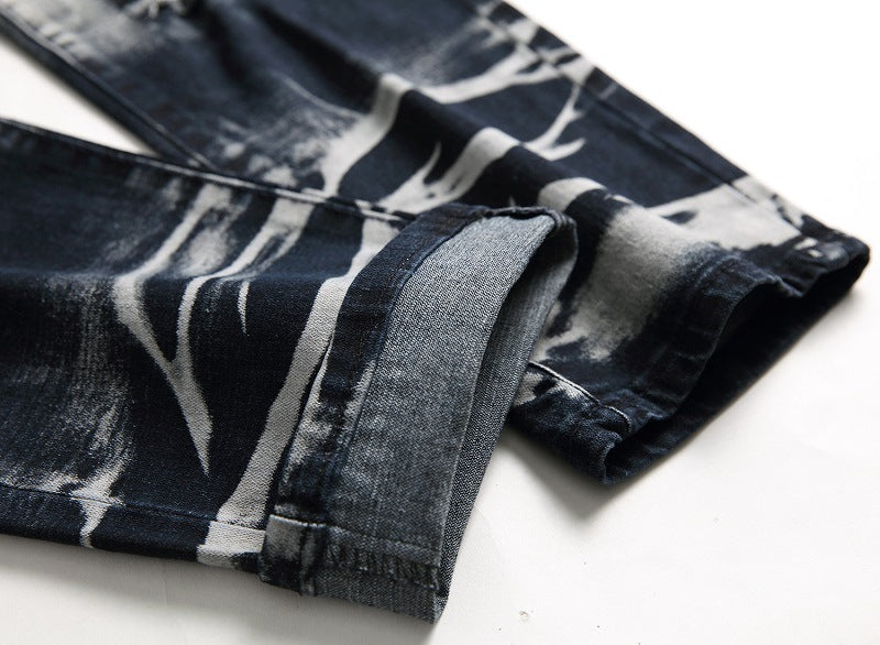 Men's Plus Size Casual Stretch Camouflage Jeans