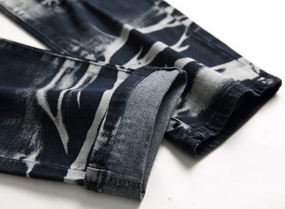Men's Plus Size Casual Stretch Camouflage Jeans