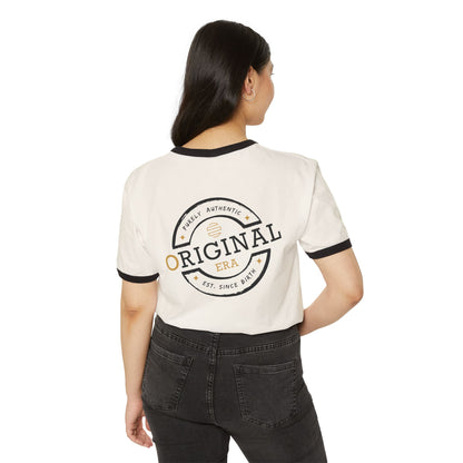 Mercy University Ringer T‑Shirt — Vintage "Original Era" Collegiate Tee