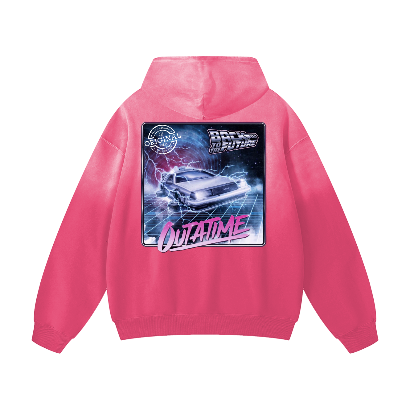 "Out of Time " Heavyweight Sunfade Oversized Hoodie