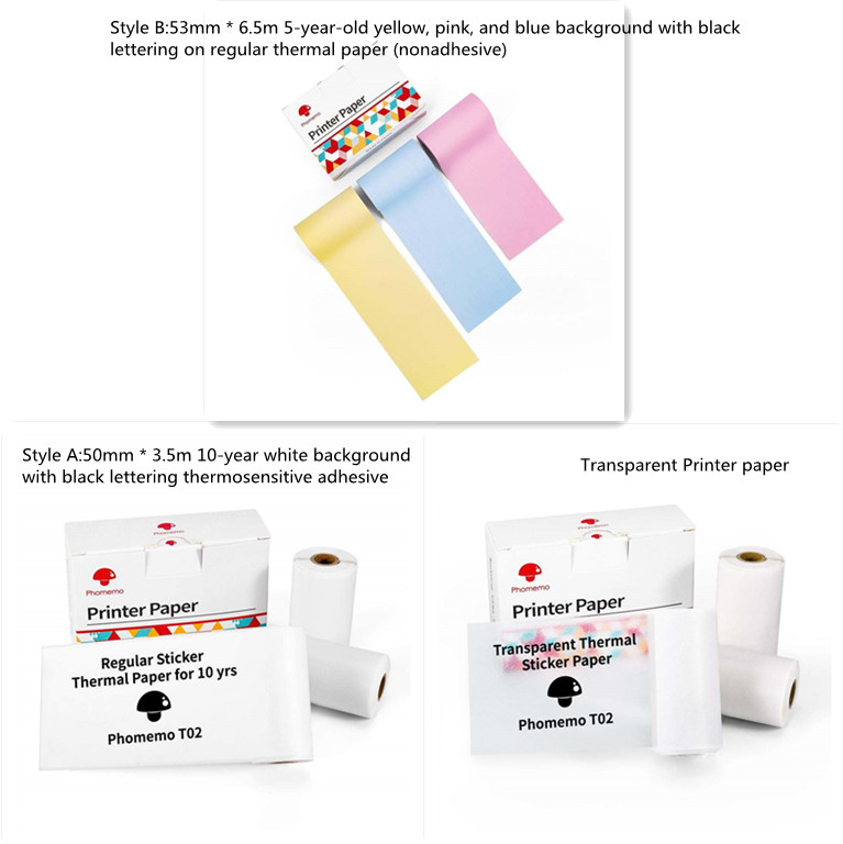 Mini Bluetooth Label & Photo Printer