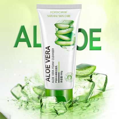 Aloe Foam Cleanser for Deep Pore Cleansing and Care