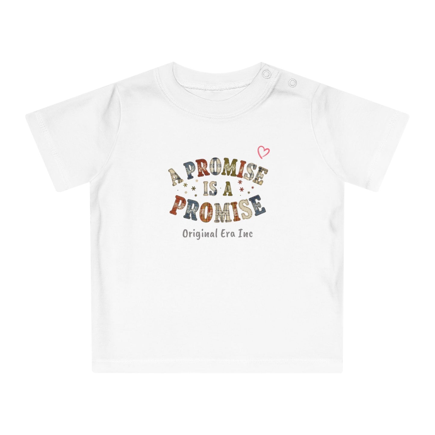 Baby T-Shirt — "A Promise Is A Promise" Vintage Logo Infant Tee