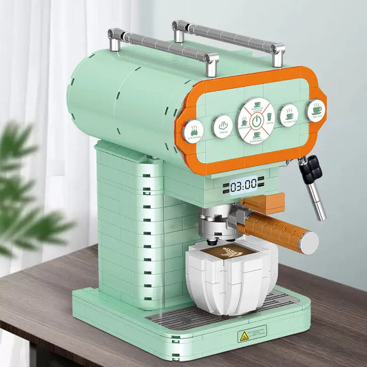 DIY Assembled Building Blocks - Mini Coffee Machine Toy
