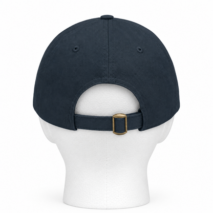 Set For Sail Leather Patch Dad Hat — Nautical Baseball Cap