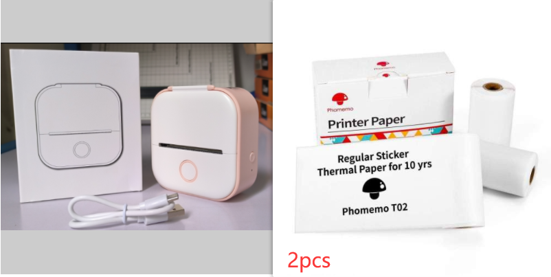 Mini Bluetooth Label & Photo Printer