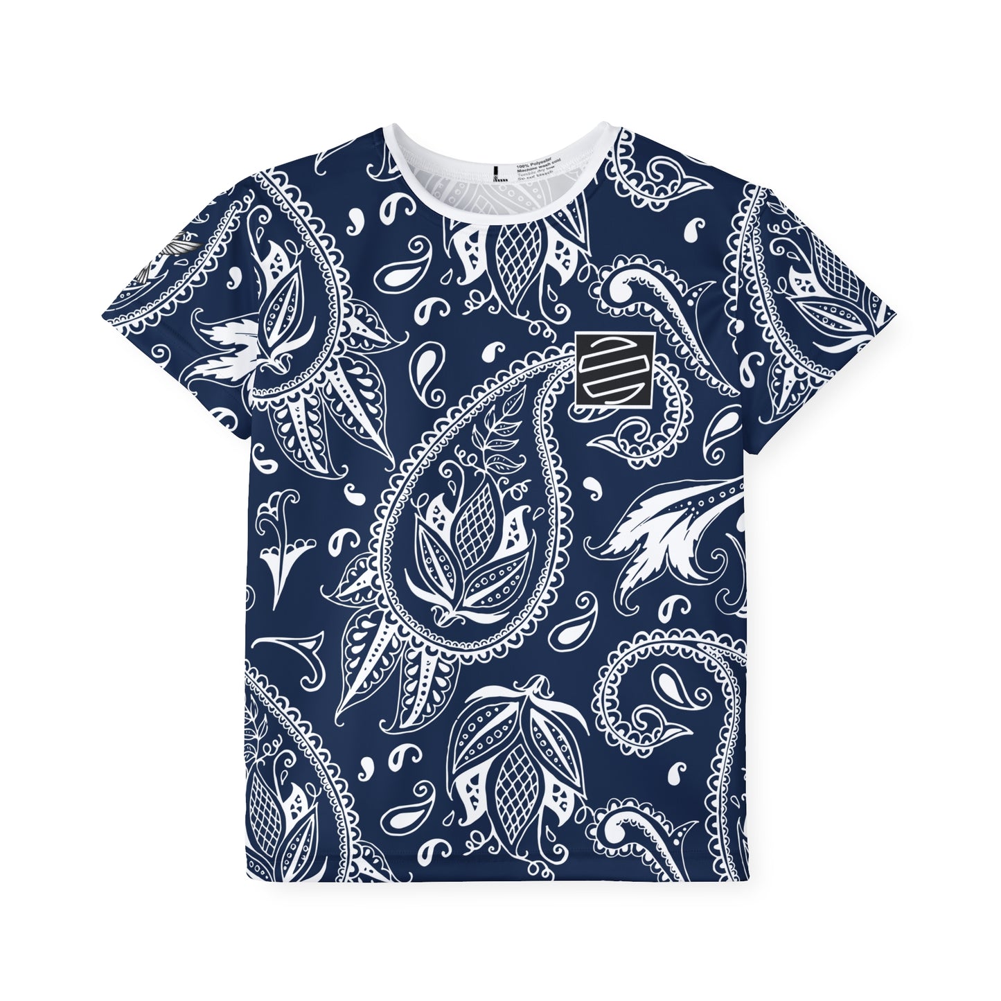 Kids Navy & White Sports Jersey