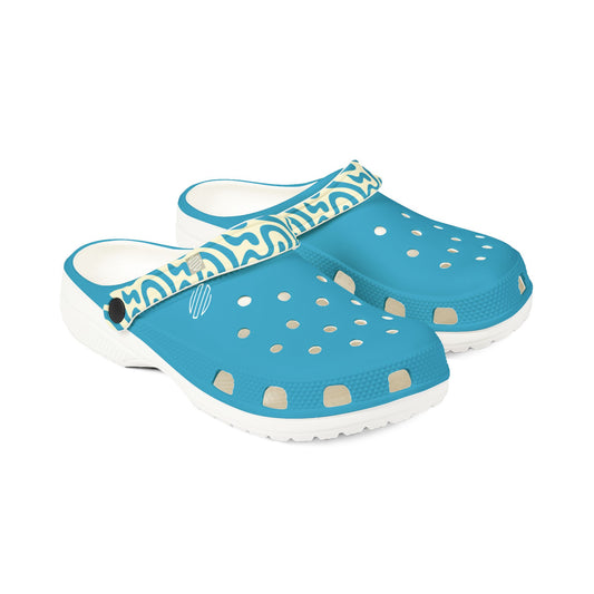 Blue EVA Foam Clogs — Lightweight Waterproof Garden & Beach Shoes