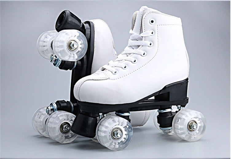 LED Sneaker Quad Roller Skates