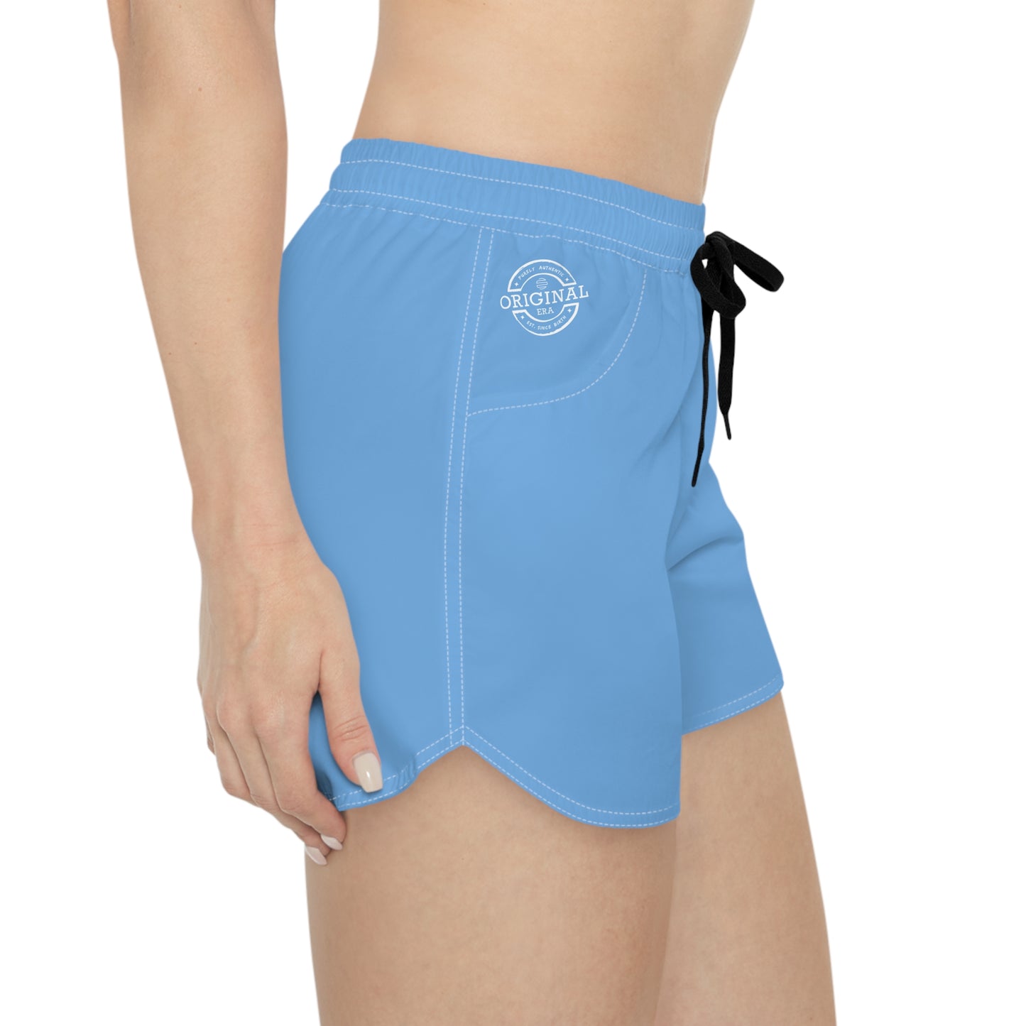 Sailboat Breeze Women's Casual Shorts — Light Blue Beach Lounge Shorts