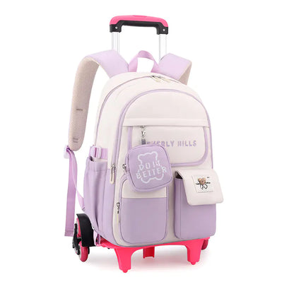 Nature Fish Student Roller Backpack