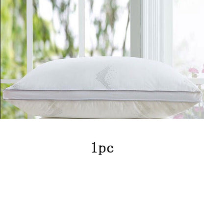 Thickened Velvet Feather Pillow - Machine Washable Core