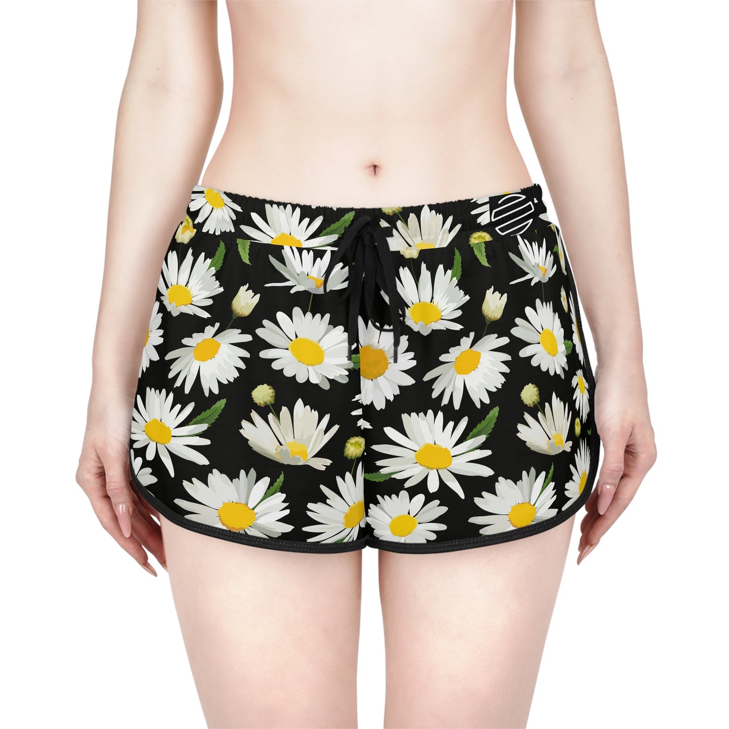 Daisy Relaxed Shorts — Women's Floral Lounge & Beach Shorts