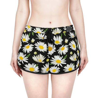 Daisy Relaxed Shorts — Women's Floral Lounge & Beach Shorts