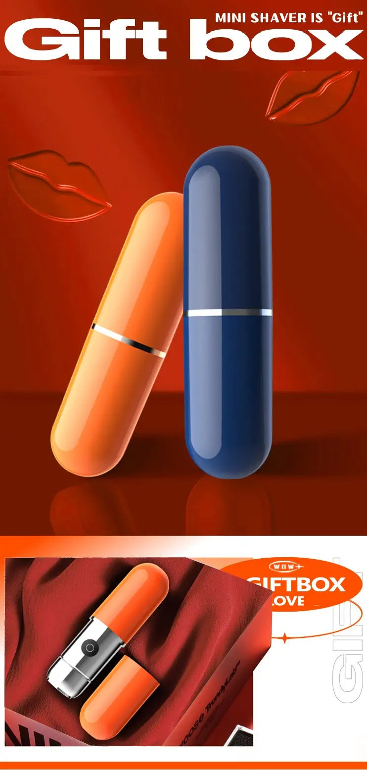 Compact Waterproof Electric Shaver for Men