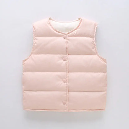 Kids' Lightweight Down Vest for Boys and Girls