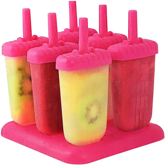 DIY Reusable Popsicle Molds - 6Pcs