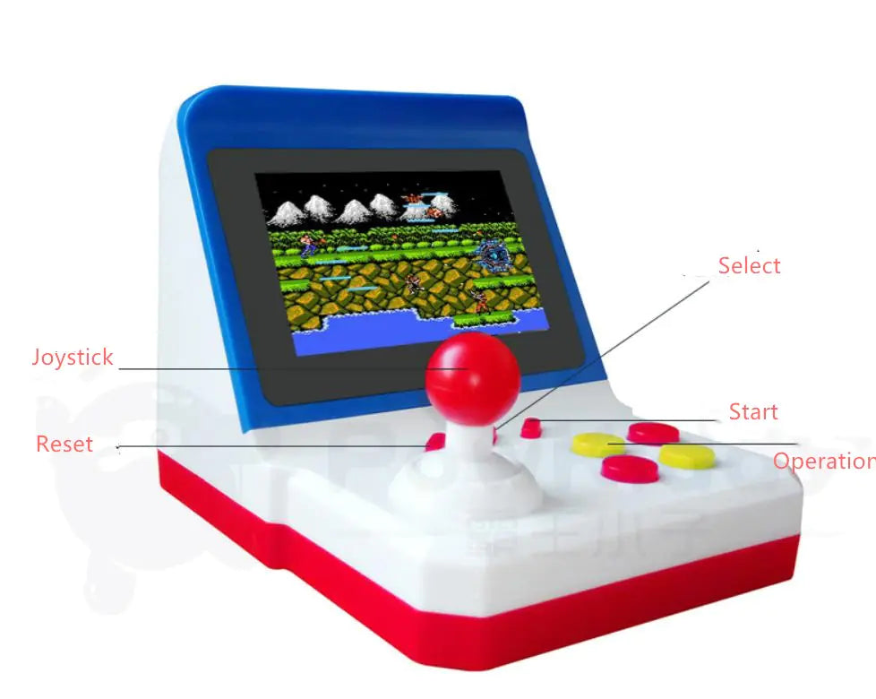 Powkiddy Classic 600-Game Joystick Console