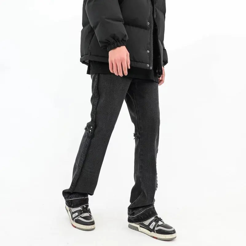 Men's Black Pocket Jeans