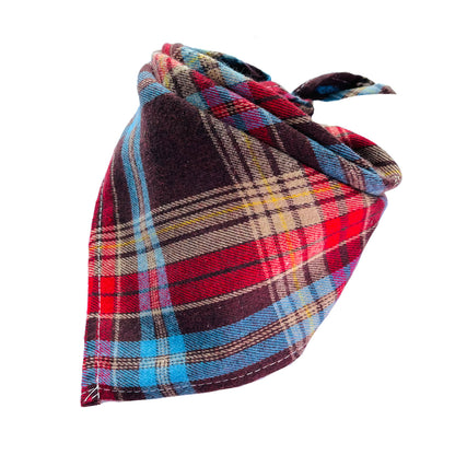 Scottish Plaid Large Baby Bib