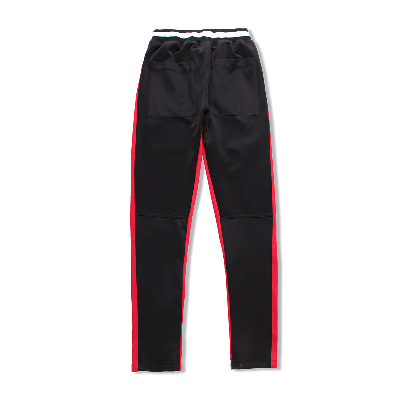 Trendy Scottish Plaid Zipper Cuff Casual Pants
