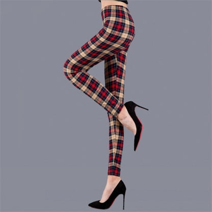 Women's Plaid Leggings Leggings