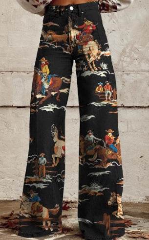 Women's Casual Pants Thin Imitation Jeans