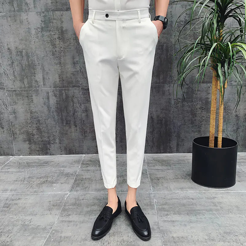 Stylist's Black Tapered Comfort Pants