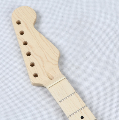 ST Electric Guitar Neck in Matte Natural Wood Finish