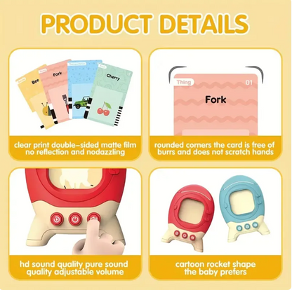 Talking Flash Cards Learning Toy for Toddlers