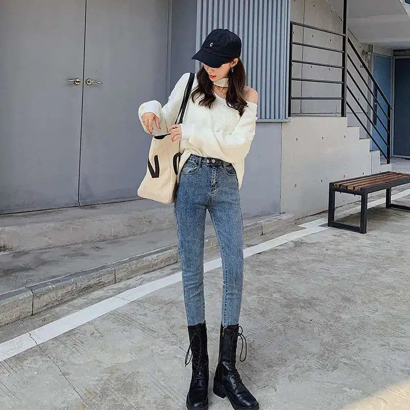 Black Slim Pencil Pants