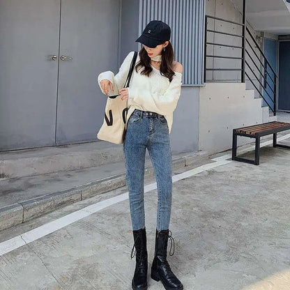 Black Slim Pencil Pants