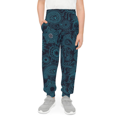 Original Era Teal Youth Joggers
