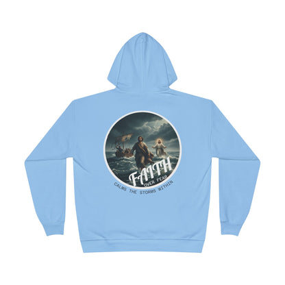 Faith Storm Graphic Hoodie — Inspirational Christian Pullover
