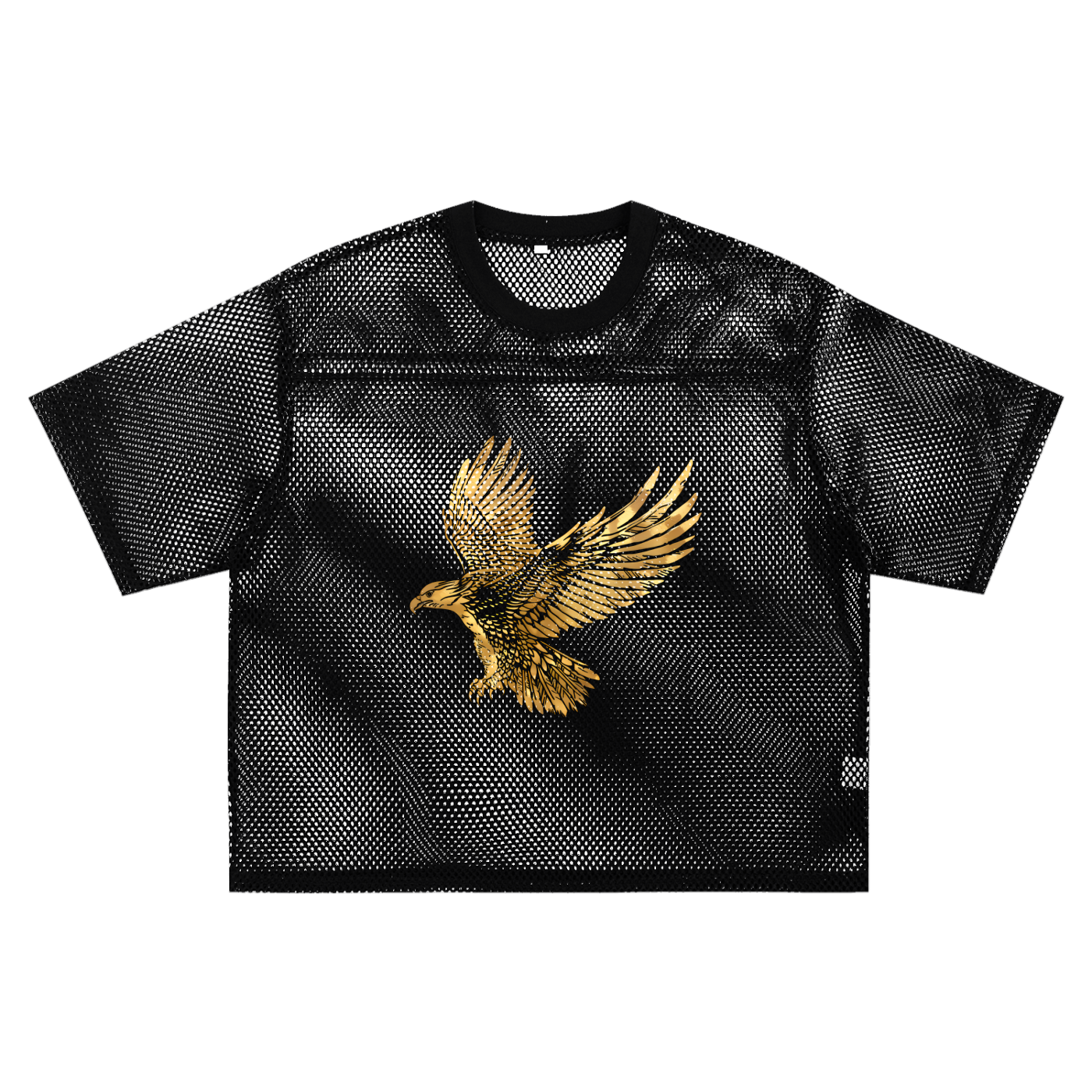 See-through Boxy Net T-Shirt