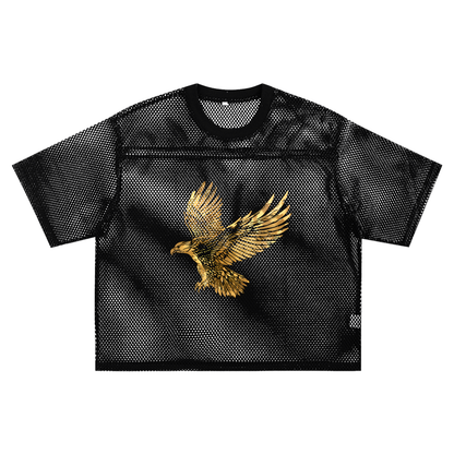 See-through Boxy Net T-Shirt