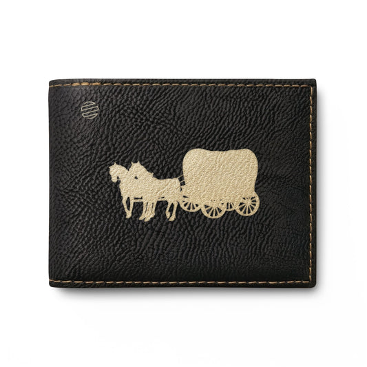 Covered Wagon Silhouette Bi-Fold Wallet