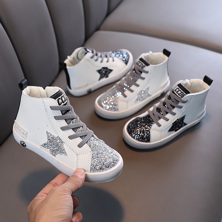 Starry Winter Kids' High-Tops