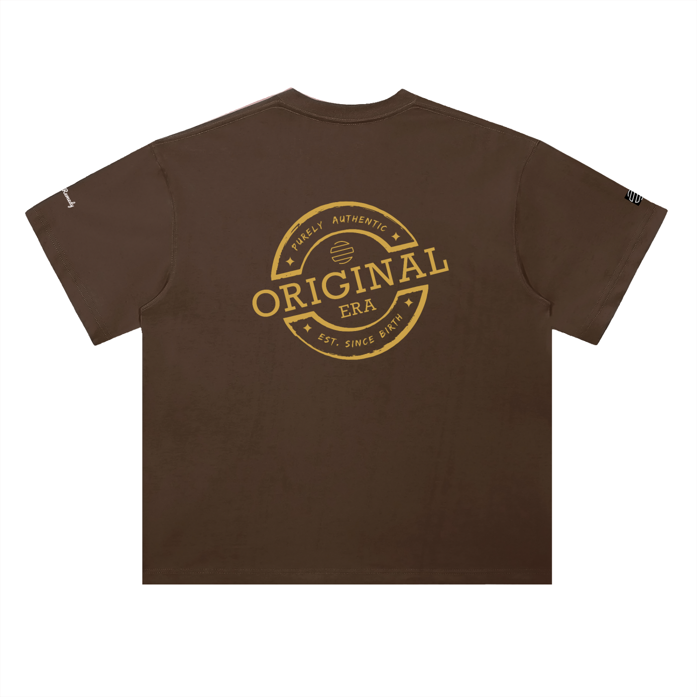 Retro "Home" Heavyweight Drop Shoulder Cotton T-Shirt