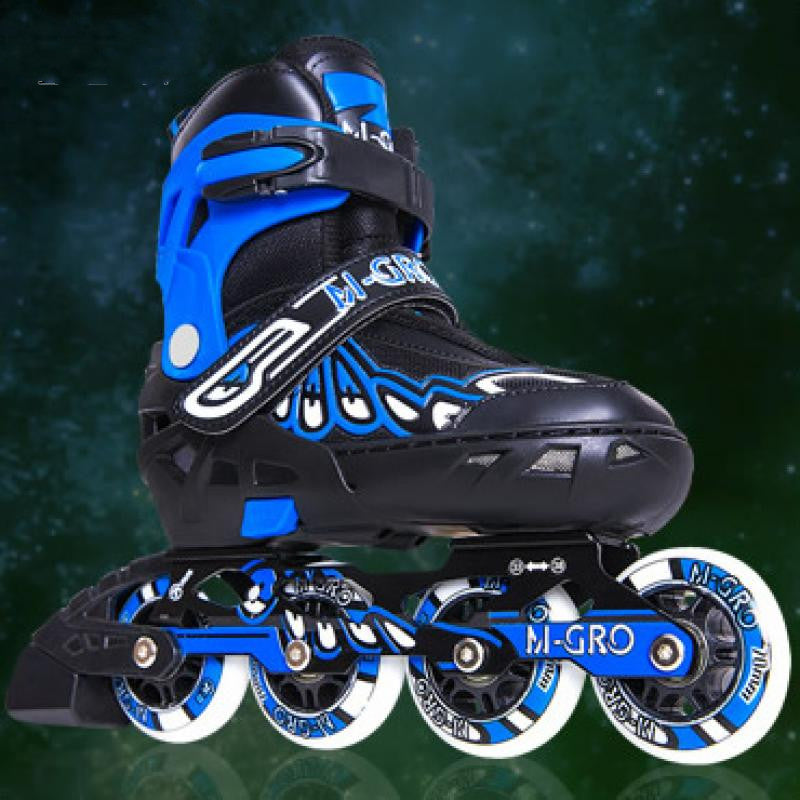 Children's Beginners Adjustable Flash Roller Skates
