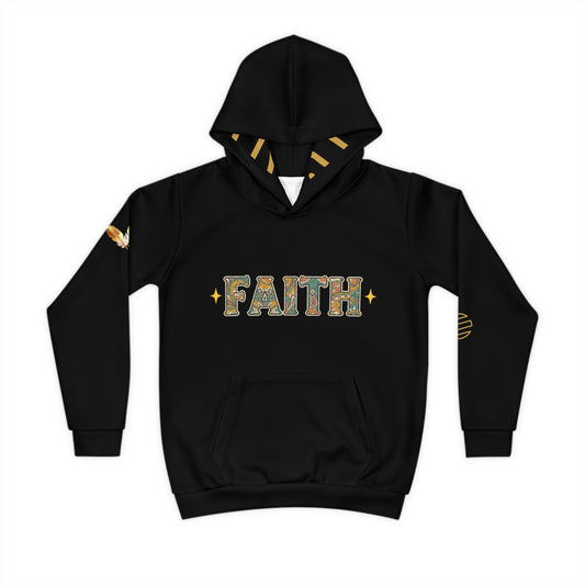 Faith Like Gold Children's Hoodie - Inspirational Kids Faith Sweatshirt