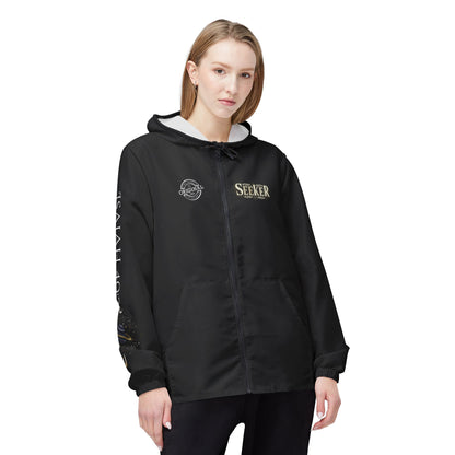 Seeker Space Windbreaker Jacket — Cosmic Galaxy Hooded Zip-Up