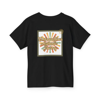Youth Tee — "Embrace Your Authentic Journey" Retro Graphic
